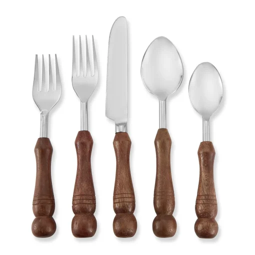Wood Handle Flatware
