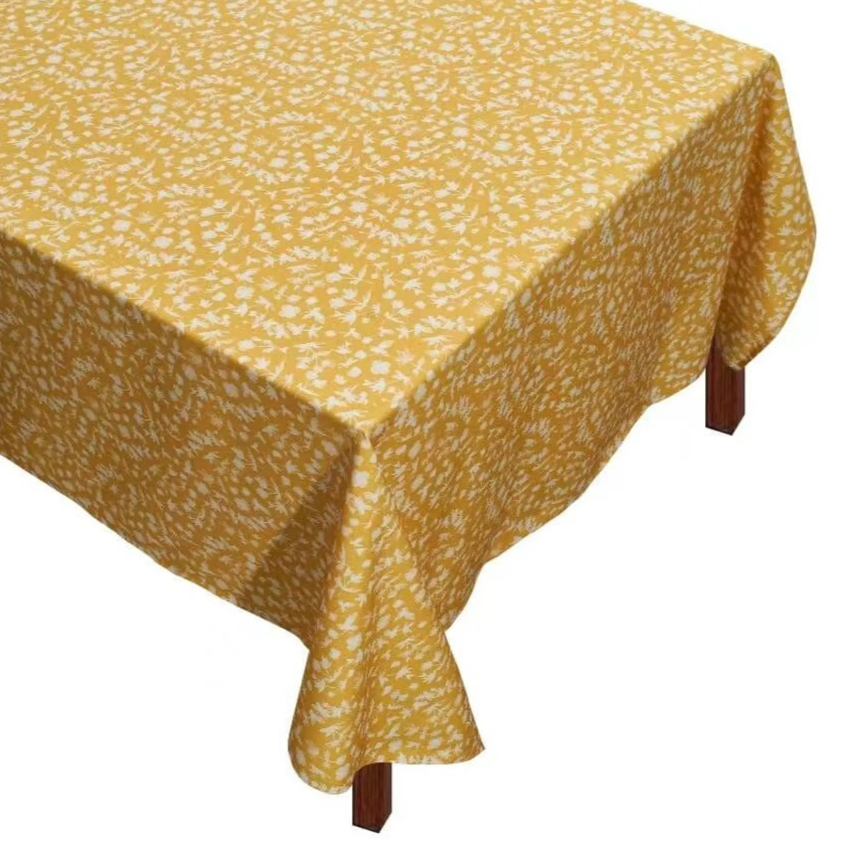 Yellow Floral Tablecloth
