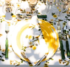 Yellow Flower Napkins (4)