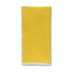 Yellow Linen Dinner Napkins (4)