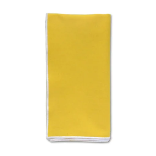 Yellow Linen Dinner Napkins (4)