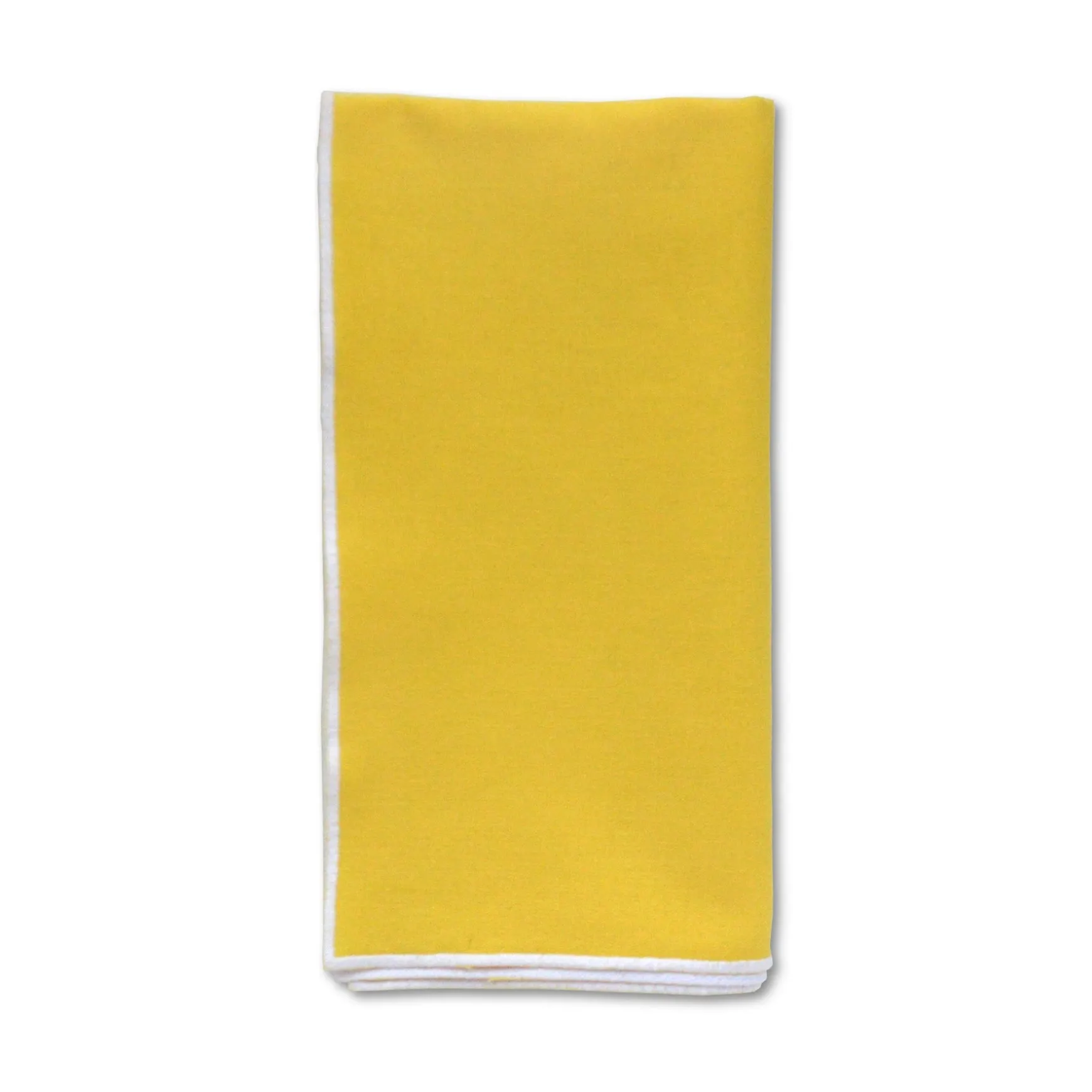 Yellow Linen Dinner Napkins (4)