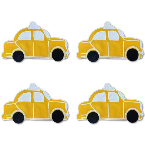 Yellow Taxi Cocktail Napkins (4)