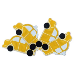 Yellow Taxi Cocktail Napkins (4)