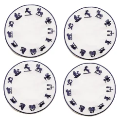 Zodiac Wheel Cocktail Napkins (4)